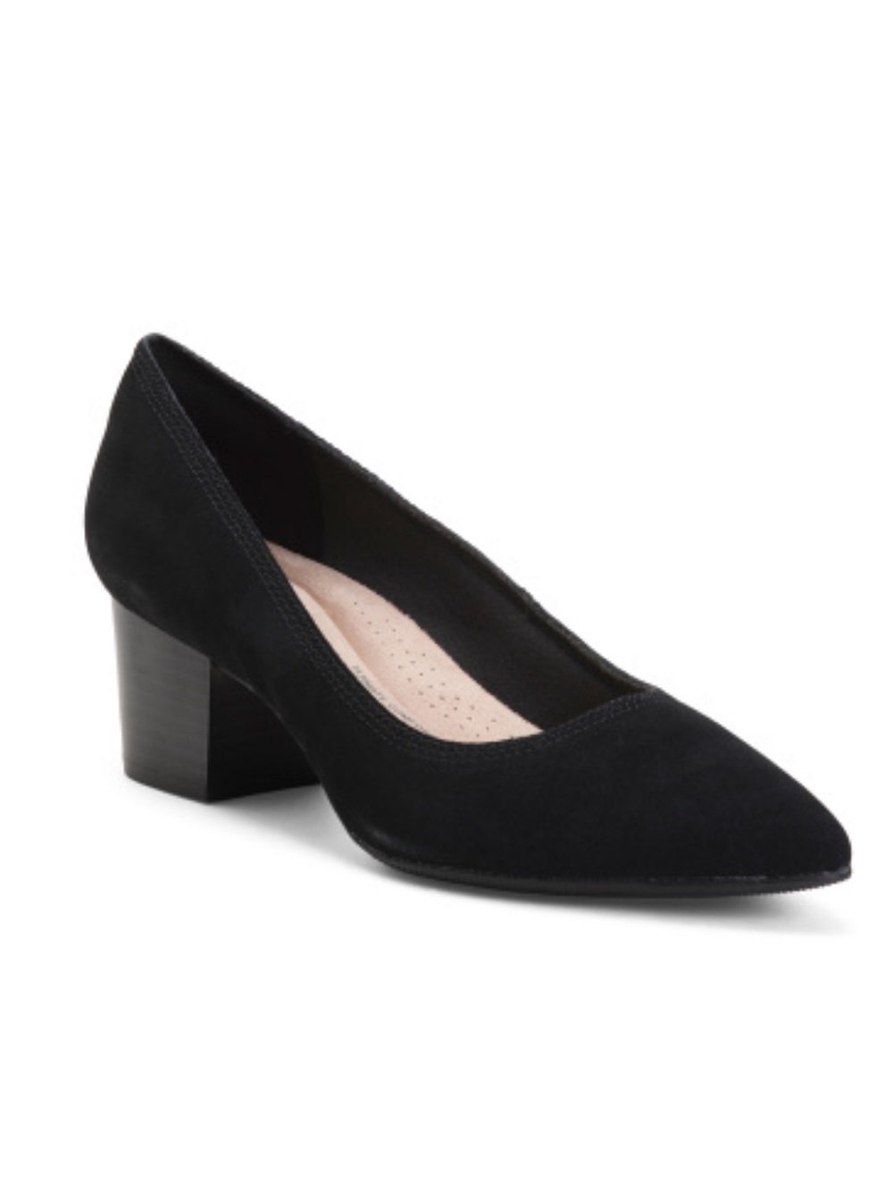 CLARKS COLLECTION Suede Ellanie Hope Pumps